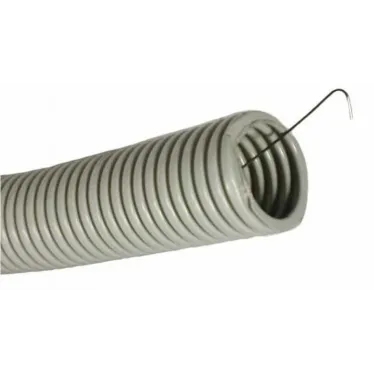 ELASTA Труба гофрированная ПВХ d-25мм с зондом (25м) IEK