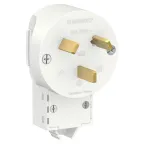 BLANCA скрытой установки вилка силовая 2р+n, 32а, 250в, белый