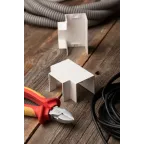 Угол T-образный (40х40) (4 шт) Plast Белый