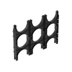 Держатель расстояния (кластер) для двустенных трубс фиксацией, д.110мм, тройной