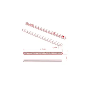 Светильник светодиодный линейный IP65 48Вт 4500Лм 4000К 1500мм мат SPP-201-0-40K-048