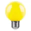 Лампа светодиодная LED 3вт Е27 желтый шар G60