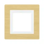 Рамка из натурального дерева, ''Avanti'', беленый дуб, 2 модуля