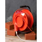 Удлинитель на катушке ''Атлант 2.0'' 1 гнездо 30м без заземления ПВС 2*0,75 6А/1,3кВт PROxima