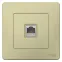 BLANCA С/У РОЗЕТКА компьютерная RJ45, кат.5E, БЕЖЕВЫЙ