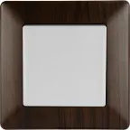 Valena LIFE Рамка 1 пост темное дерево универсальная