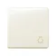 Кнопка клавишная свет 10А 250В, S27 слоновая кость