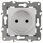 Розетка 2P, 16A-250В, Эра12, белый, 12-2105-01