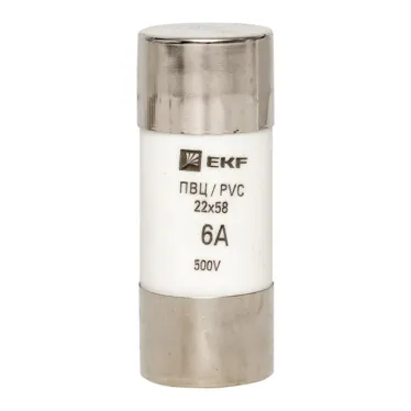 Плавкая вставка цилиндрическая ПВЦ (22х58) 6А PROxima