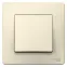 BLANCA скрытой установки одноклавишный выключатель (cх.1), 6A, 250B, молочный