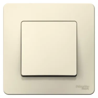 BLANCA скрытой установки одноклавишный выключатель (cх.1), 6A, 250B, молочный