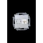 Розетка компьютерная RJ45 категория 5е алюминий