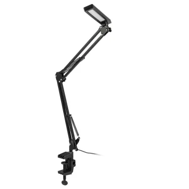 Светильник настольный NLED-507-8W-BK светодиодный на струбцине чёрный