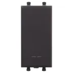 Avanti Выключатель модульный, , Черный матовый, 1 модуль