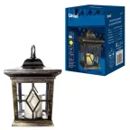 Светодиодный садовый светильник USL-S-180/PT220 на солнечной батарее Bronze lantern Special