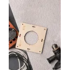 Шаблон для подрозетников c 1 отв. диам. 72 мм Expert