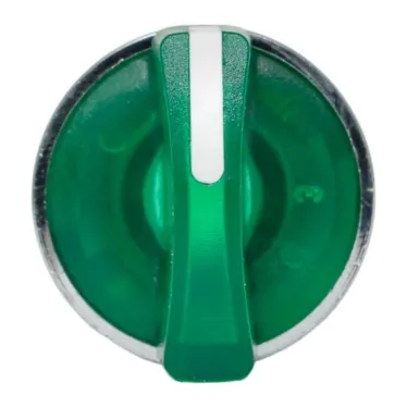 Механизм переключателя исполнительный ХB4 зеленый на 2 положения возвратный без фиксации с подсветкой с короткой ручкой PROxima