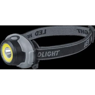 Фонарь светодиодный NPT-H29-3AAA налобный 1LED 1Вт+1COB 3Вт 3режима