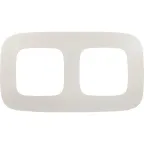 Valena ALLURE Рамка 2 поста жемчуг универсальная