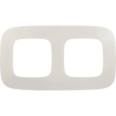 Valena ALLURE Рамка 2 поста жемчуг универсальная