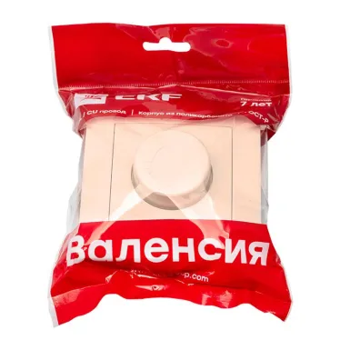 Валенсия светорегулятор 600W 220В кремовый