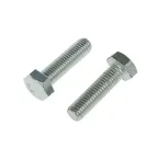 Болт DIN933 М6х40 шестигранная голова полная резьба оцинкованный (16 шт)