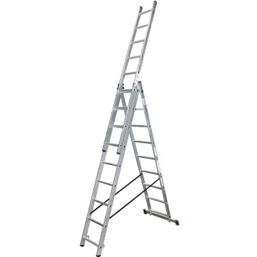 Лестница алюминиевая трехсекционная ЛА 3х7