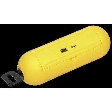 Бокс для защиты кабельного соединения IP44 желтый