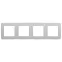 Рамка на 4 поста, Эра12, белый, 12-5004-01