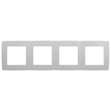 Рамка на 4 поста, Эра12, белый, 12-5004-01