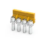 Перемычка коммутационная 4 пол. OptiClip SLS4-оранжевый для измер. клеммы CDS6U