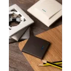 Валенсия лицевая панель выключателя 1-кл. с индикатором 10А графит