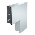 Плоский угол с крышкой кабельного канала LKM 60x150 мм (сталь)