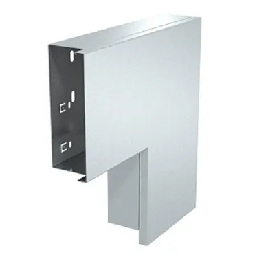 Плоский угол с крышкой кабельного канала LKM 60x150 мм (сталь)