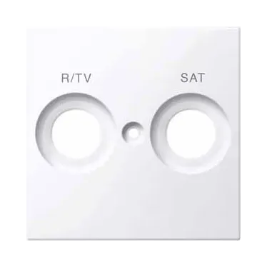 Центральная плата с маркировкой R/TV и SAT белый