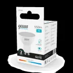 Лампа светодиодная LED 7 Вт 550 лм 4100К софит MR16 нейтральный GU10 AC 220В Elementary Gauss