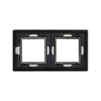 Рамка из алюминия, ''Avanti'', серая, 4 модуля