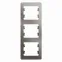 GLOSSA рамка 3-постовая вертикальная платина