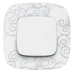 Valena ALLURE Рамка 1 пост Нарцисс хром универсальная