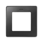 Рамка 1 пост графит основание алюминий