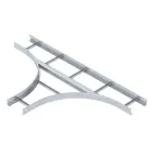 Т-образная секция лестничного лотка 60х200 мм R-500 мм