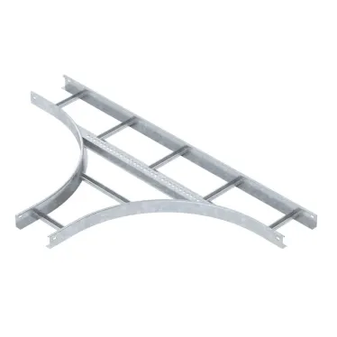 Т-образная секция лестничного лотка 60х200 мм R-500 мм