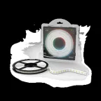 Лента светодиодная LED 5050/60-SMD 14.4 Вт/м 660 лм/м RGB DC 12В IP20 10мм (блистер 5м) Black Gauss