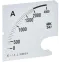 Шкала сменная для амперметра Э47 2000/5А класс точности 1,5 96х96мм