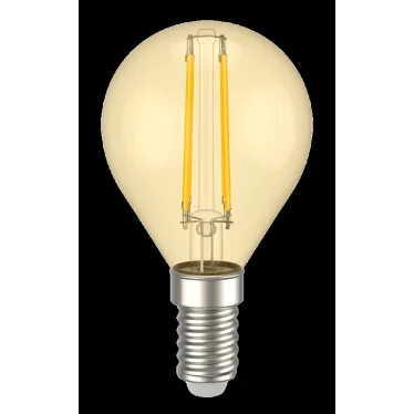 Лампа светодиодная G45 шар золото 7Вт 230В 2700К E14 серия 360° IEK