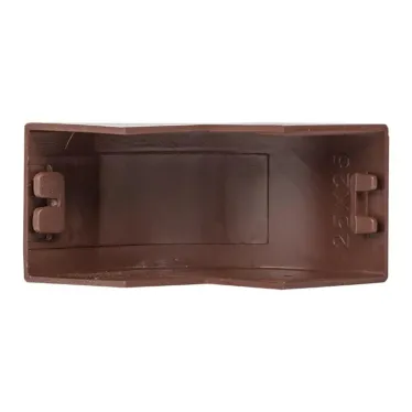 Угол внешний (25х25) (4 шт) Plast под темное дерево