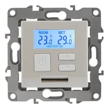 Терморегулятор универс.230В-Imax16А, Эра12, перламутр, 12-4111-15