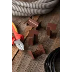 Угол внутренний (40х16) (4 шт) Plast под темное дерево