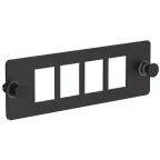Планка для 4-х Keystone UTP черная