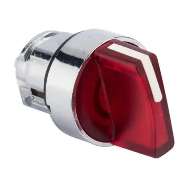 Механизм переключателя исполнительный ХB4 красный на 2 положения с фиксацией с подсветкой с короткой ручкой PROxima